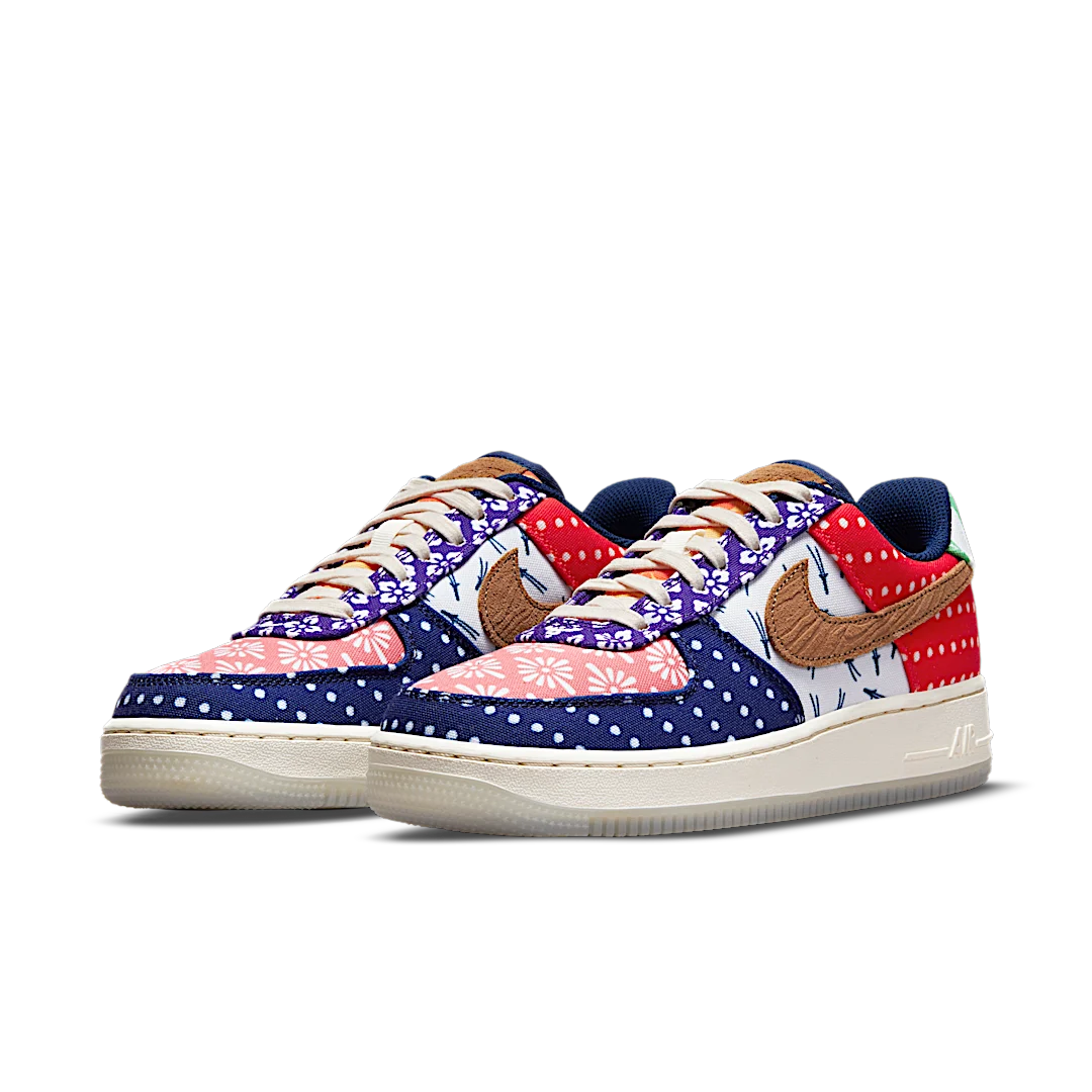 Overkicks - Nike Air Force 1 Low Matsuri (2021) (DM6229-470) - vista trasera