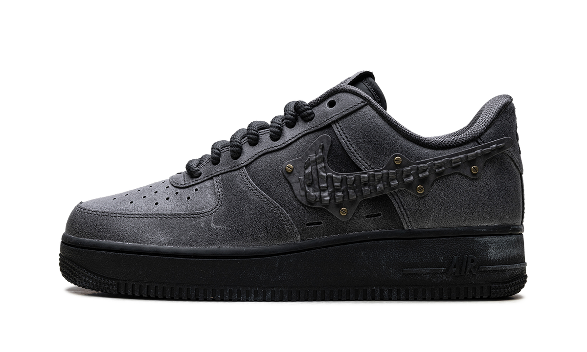 Overkicks - Nike Air Force 1 Low Metalwork Medium Ash Anthracite (IH4965-254) - vista lateral