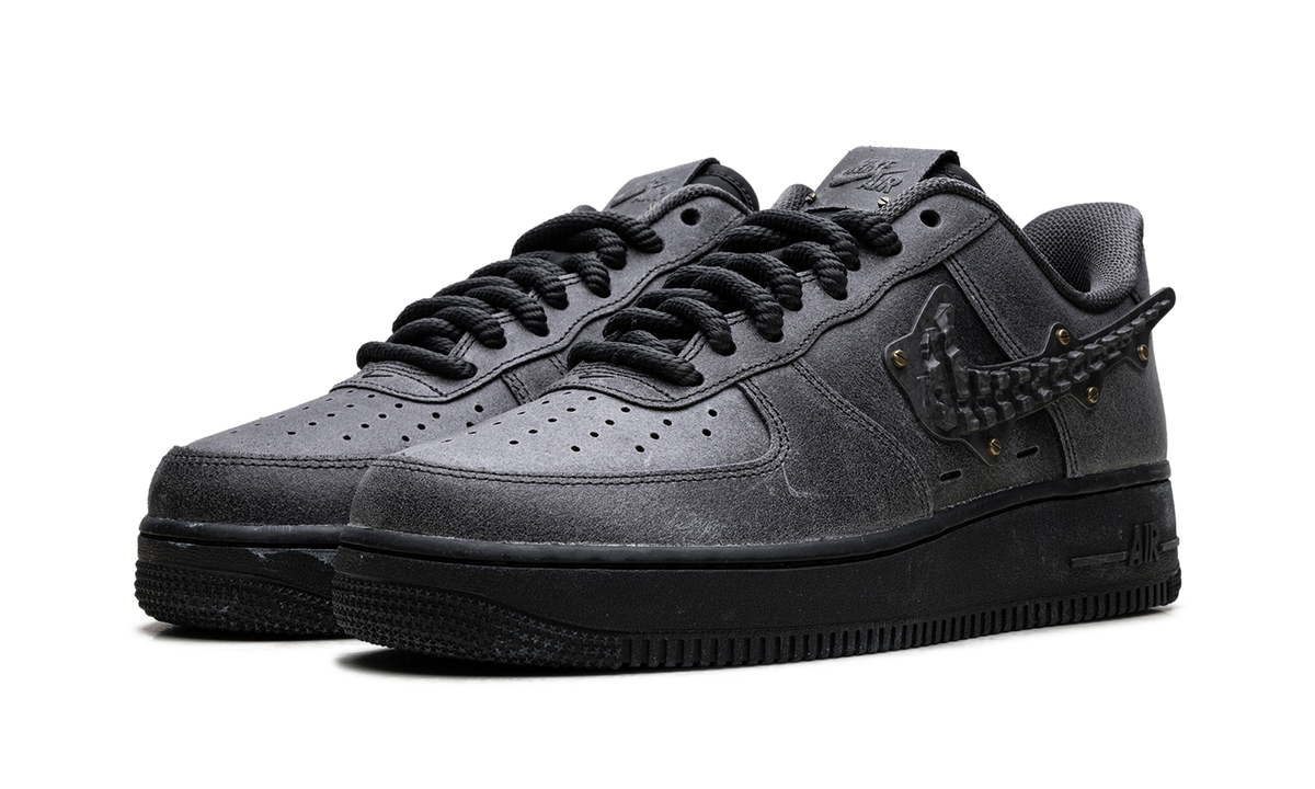 Overkicks - Nike Air Force 1 Low Metalwork Medium Ash Anthracite (IH4965-254) - vista trasera