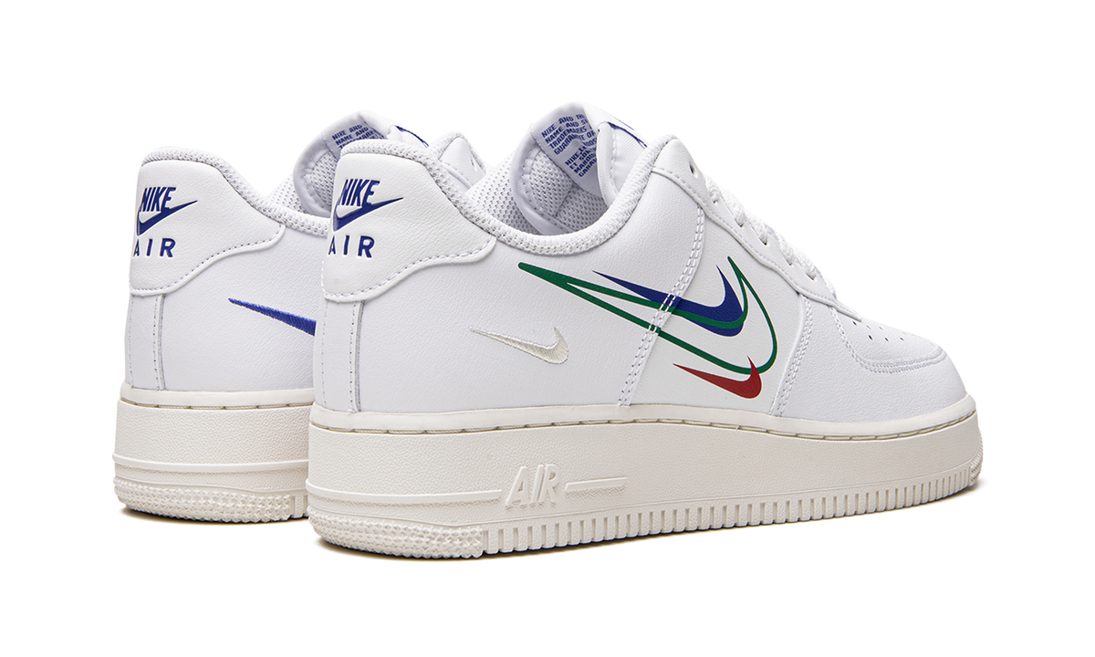 Overkicks - Nike Air Force 1 Low Multi-Swoosh (DM9096-101) - par completo
