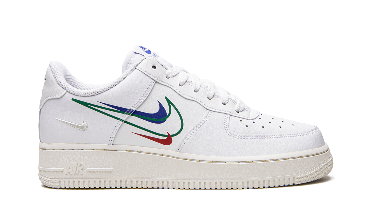 Overkicks - Nike Air Force 1 Low Multi-Swoosh (DM9096-101) - detalle talón
