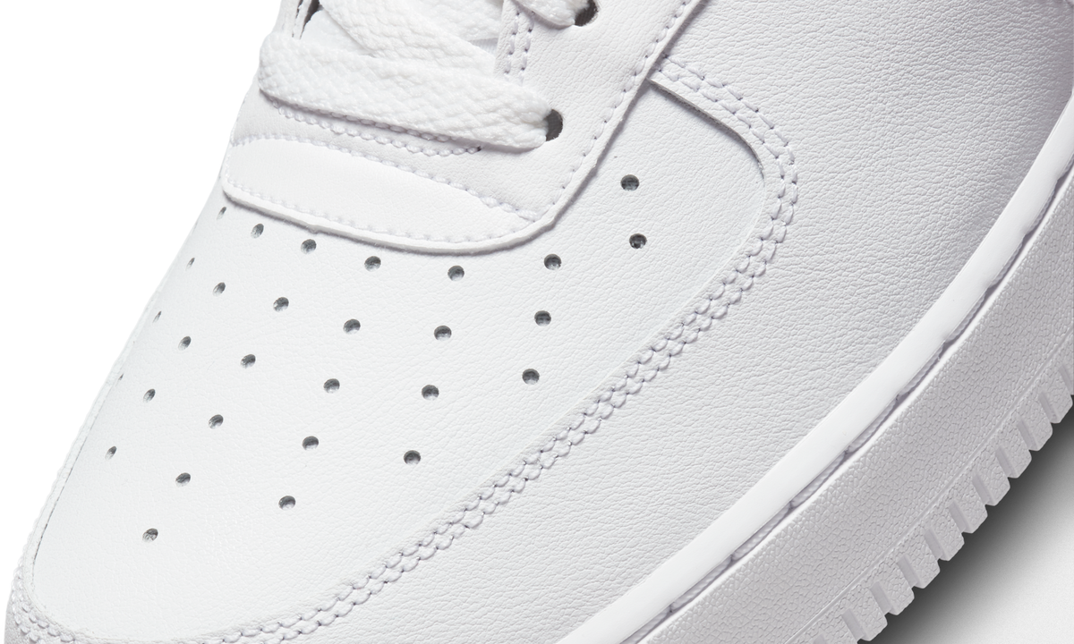 Overkicks - Nike Air Force 1 Low Multi-Swoosh White (DM9096-100) - detalle lateral interior