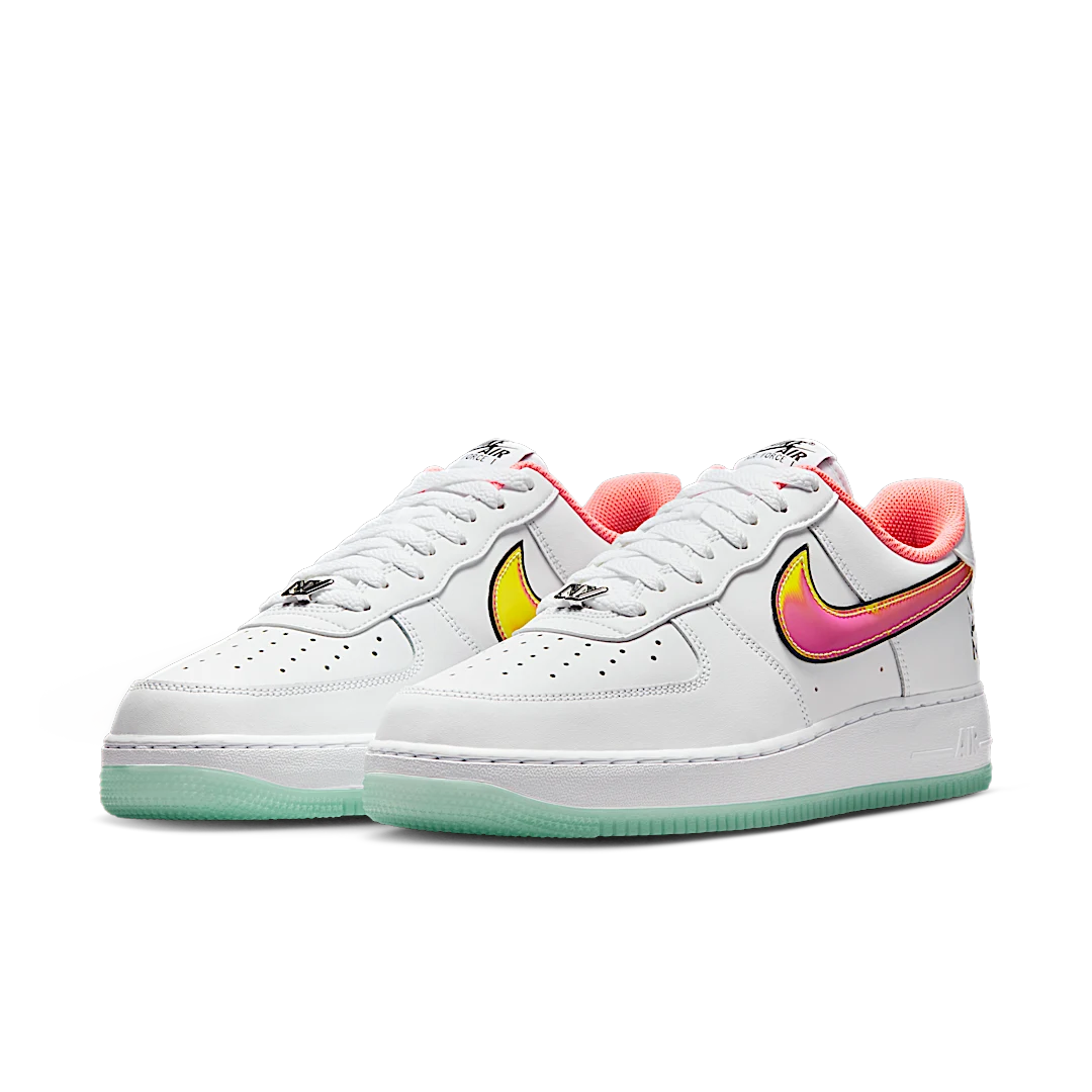 Overkicks - Nike Air Force 1 Low NY vs. NY White Crimson Pulse (IH4962-100) - vista trasera
