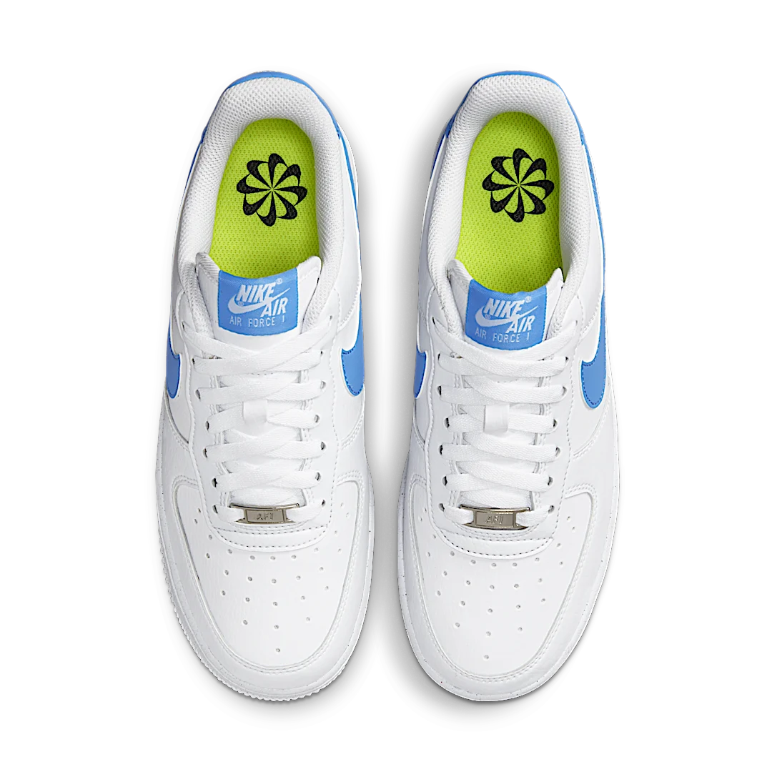 Overkicks - Nike Air Force 1 Low Next Nature University Blue (DN1430-100) - par completo