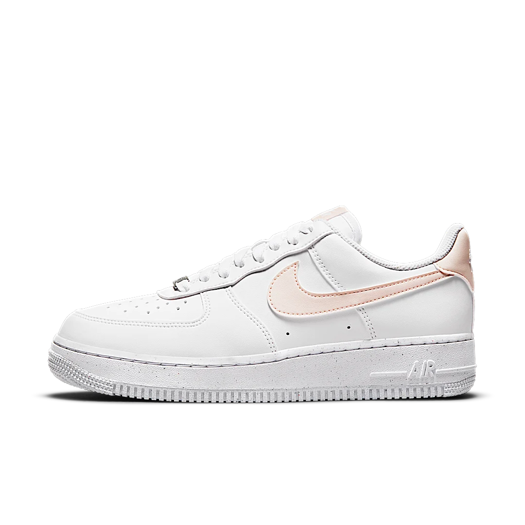 Overkicks - Nike Air Force 1 Low Next Nature White Pale Coral (DC9486-100) - vista lateral