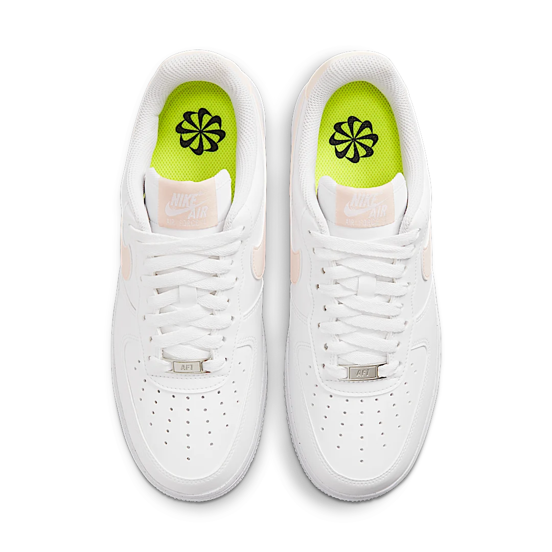 Overkicks - Nike Air Force 1 Low Next Nature White Pale Coral (DC9486-100) - par completo