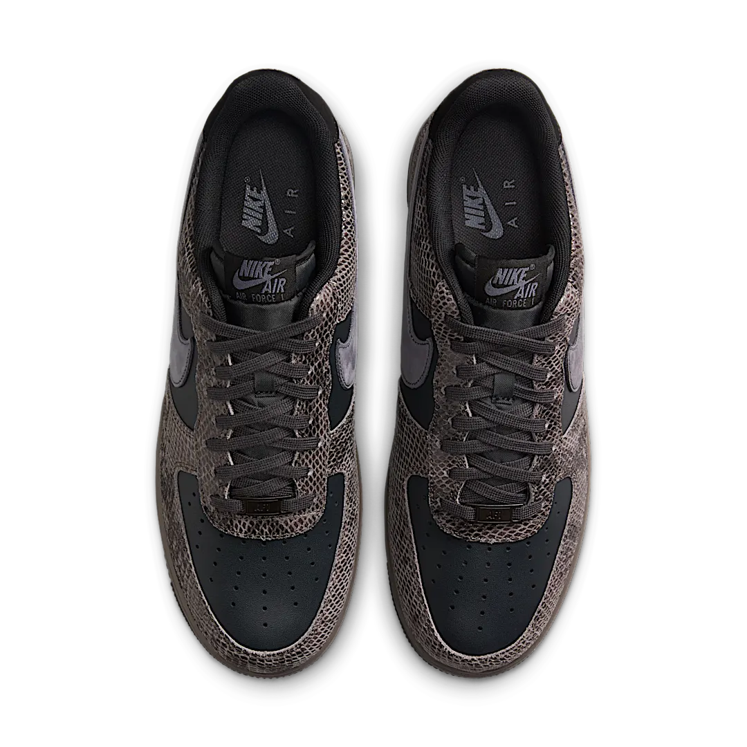 Overkicks - Nike Air Force 1 Low Off Noir Snakeskin (HF2898-001) - par completo