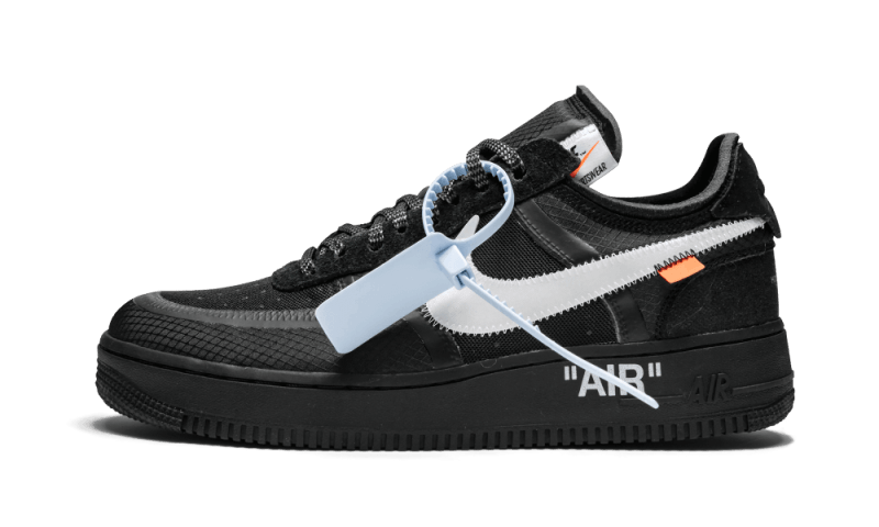 Overkicks - Nike Air Force 1 Low Off-White Black White (AO4606-001) - vista lateral