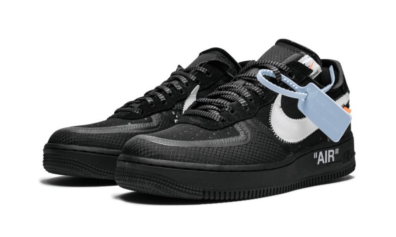 Overkicks - Nike Air Force 1 Low Off-White Black White (AO4606-001) - vista trasera