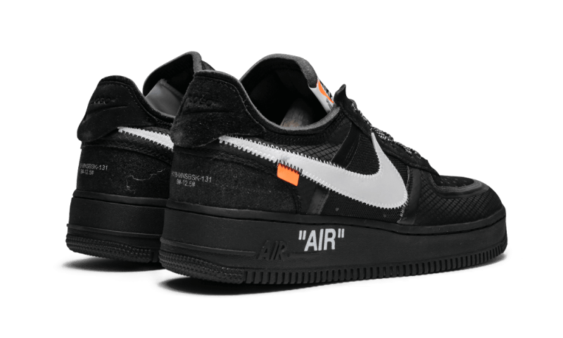 Overkicks - Nike Air Force 1 Low Off-White Black White (AO4606-001) - par completo
