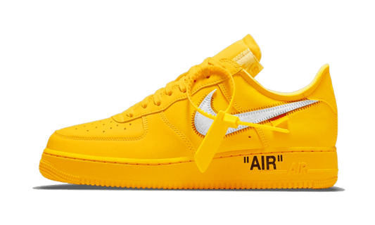 Overkicks - Nike Air Force 1 Low Off-White ICA University Gold (DD1876-700) - vista lateral