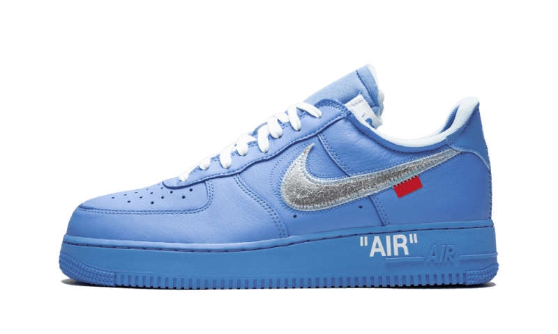 Overkicks - Nike Air Force 1 Low Off-White MCA University Blue (CI1173-400) - vista lateral