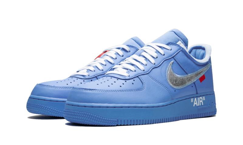 Overkicks - Nike Air Force 1 Low Off-White MCA University Blue (CI1173-400) - vista trasera