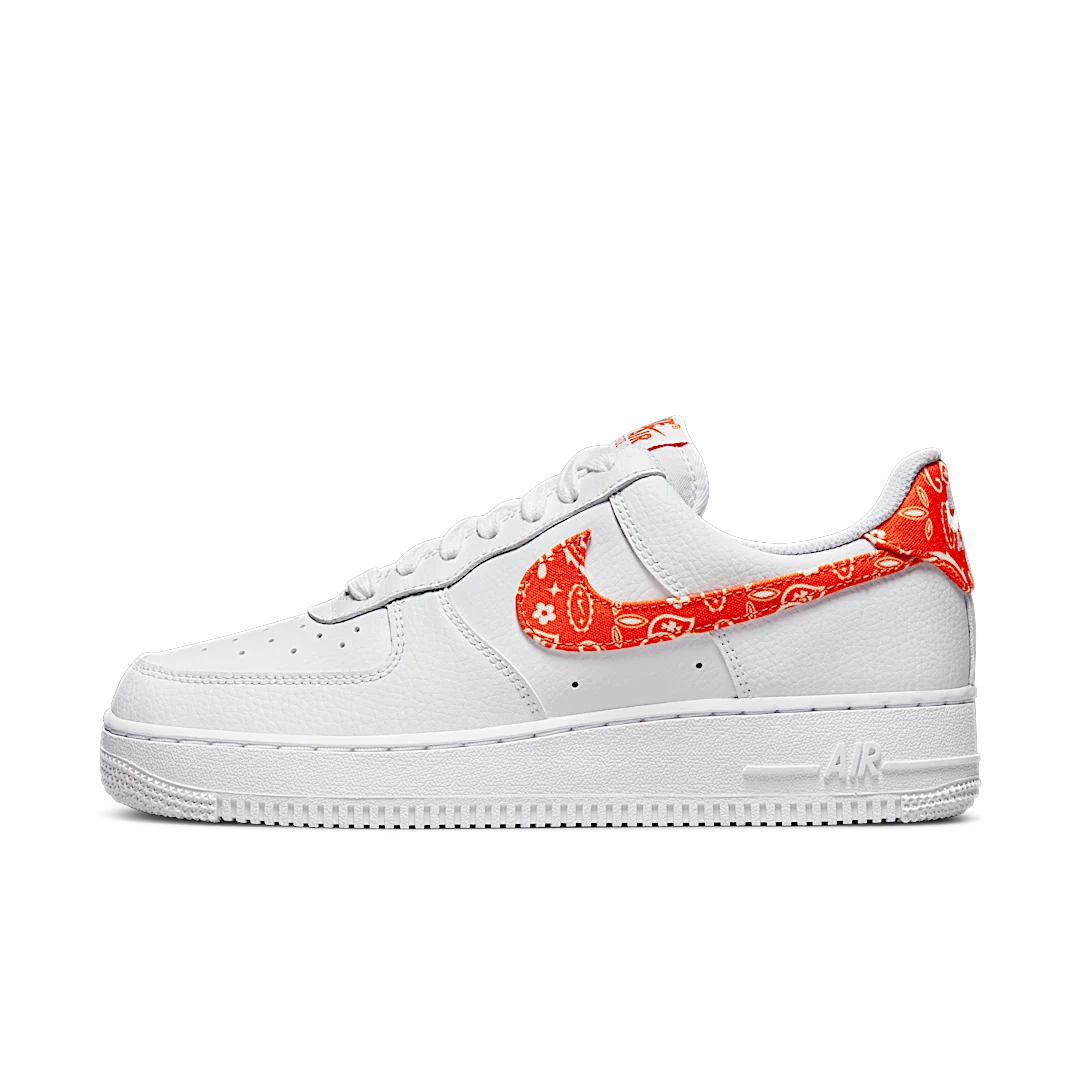 Overkicks - Nike Air Force 1 Low Orange Paisley (DJ9942-102) - vista lateral
