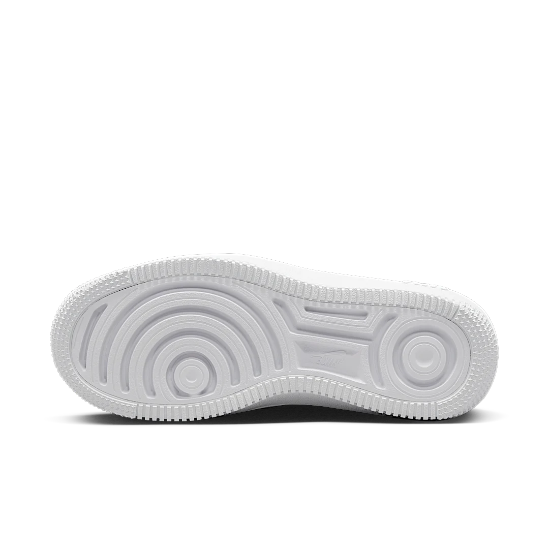 Overkicks - Nike Air Force 1 Low PLT.AF.ORM Bling White Metallic Gold (FB8473-100) - detalle suela