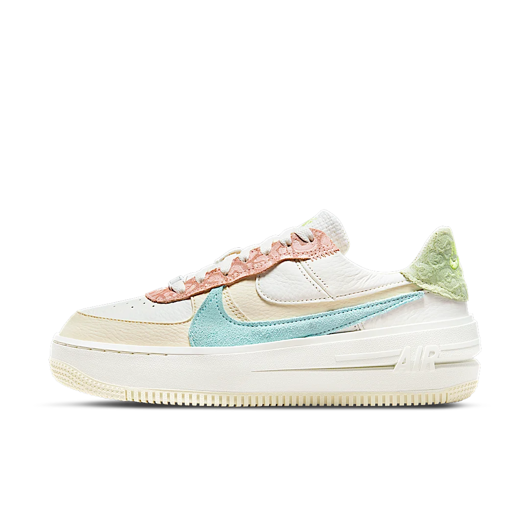 Overkicks - Nike Air Force 1 Low PLT.AF.ORM Pastel Leopard (DX2671-100) - vista lateral