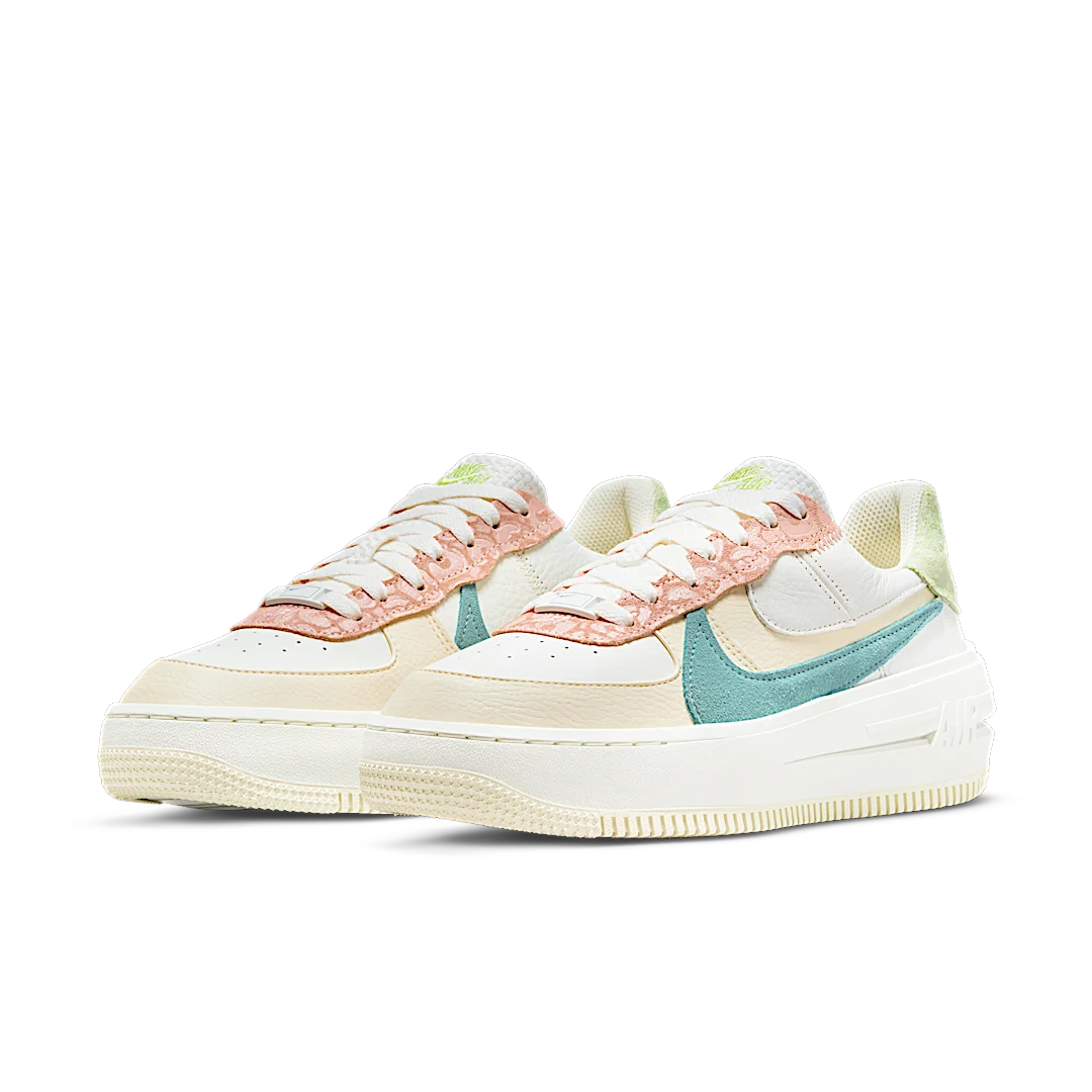 Overkicks - Nike Air Force 1 Low PLT.AF.ORM Pastel Leopard (DX2671-100) - vista trasera