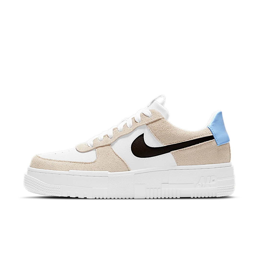 Overkicks - Nike Air Force 1 Low Pixel Desert Sand (DH3861-001) - vista lateral