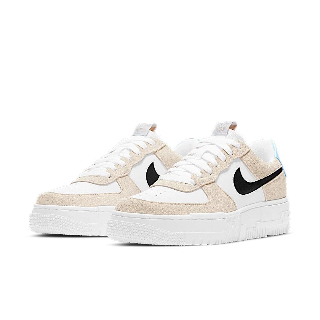 Overkicks - Nike Air Force 1 Low Pixel Desert Sand (DH3861-001) - vista trasera