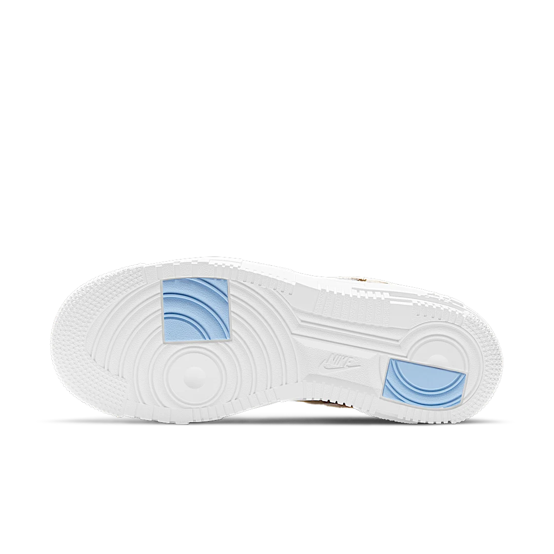 Overkicks - Nike Air Force 1 Low Pixel Desert Sand (DH3861-001) - detalle suela