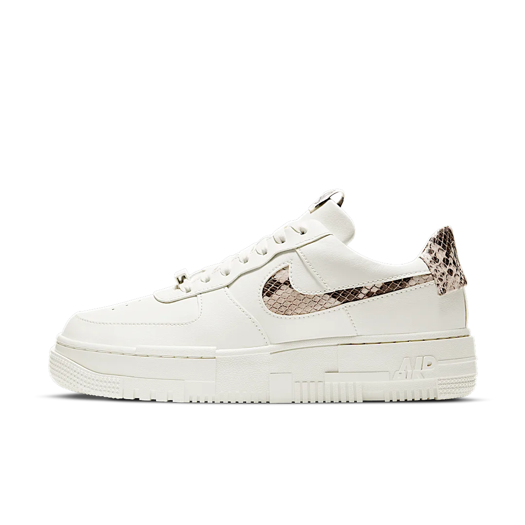 Overkicks - Nike Air Force 1 Low Pixel SE Snake (CV8481-101) - vista lateral