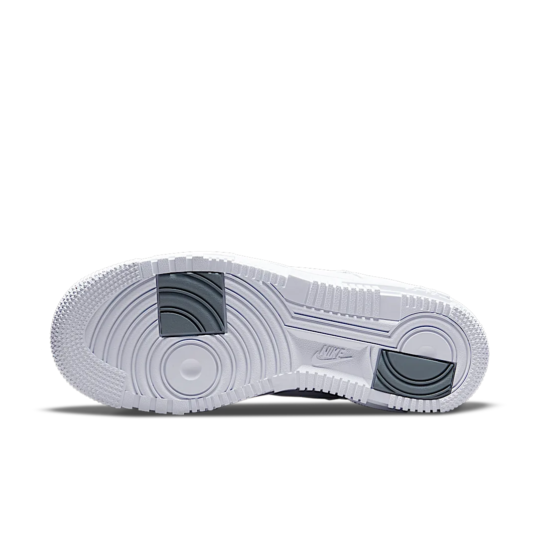 Overkicks - Nike Air Force 1 Low Pixel SE White Zebra (DH9632-100) - detalle suela