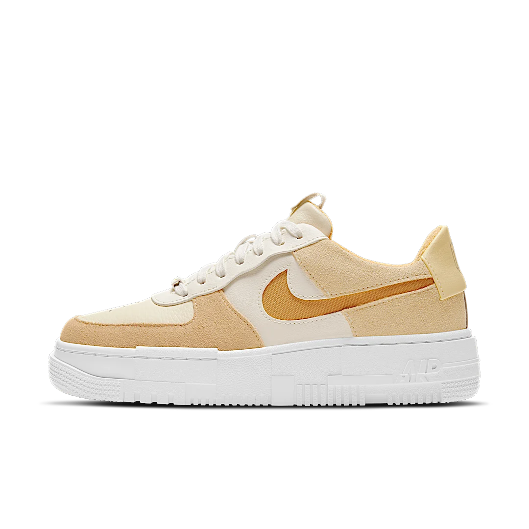 Overkicks - Nike Air Force 1 Low Pixel Sail Coconut Milk (DH3856-100) - vista lateral