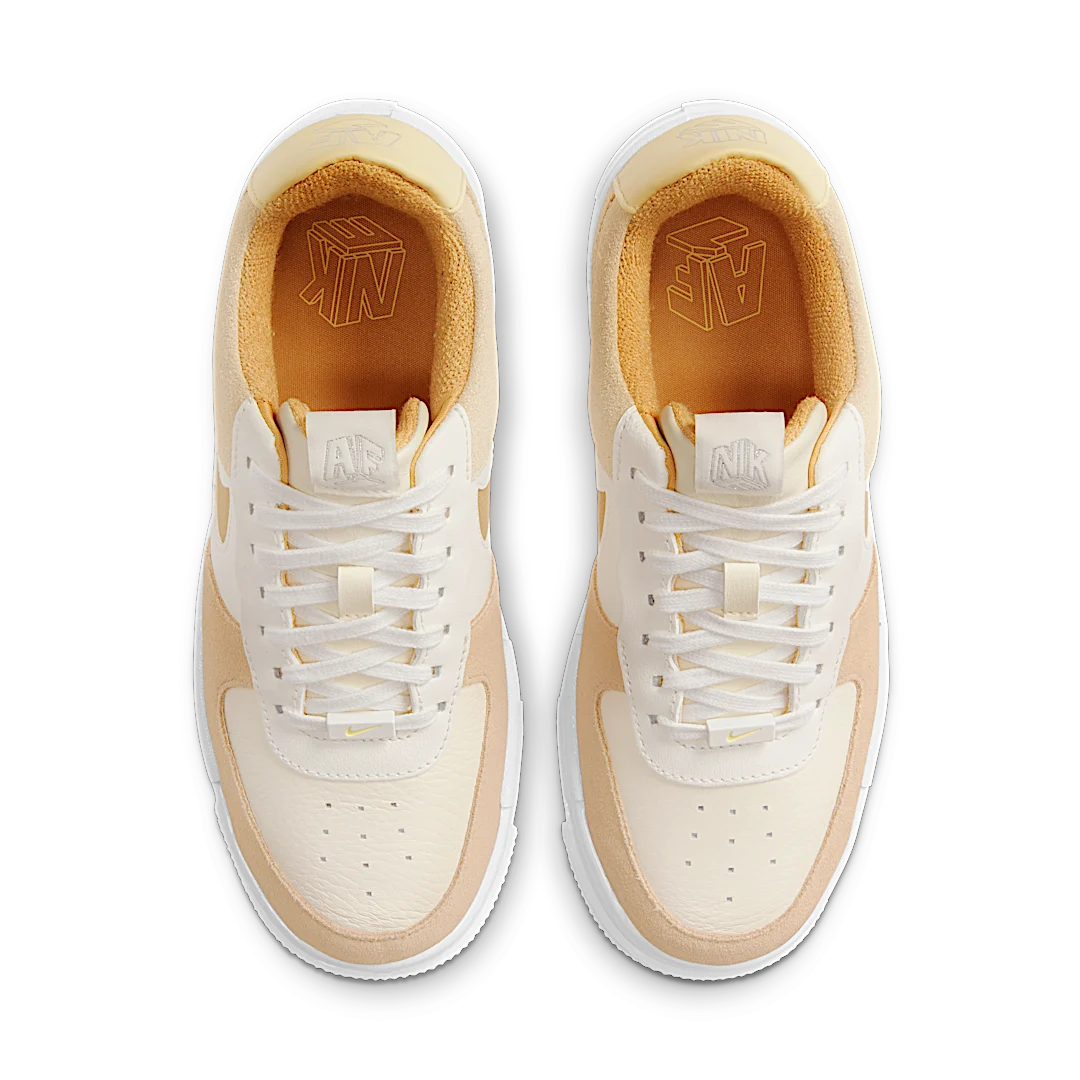 Overkicks - Nike Air Force 1 Low Pixel Sail Coconut Milk (DH3856-100) - par completo