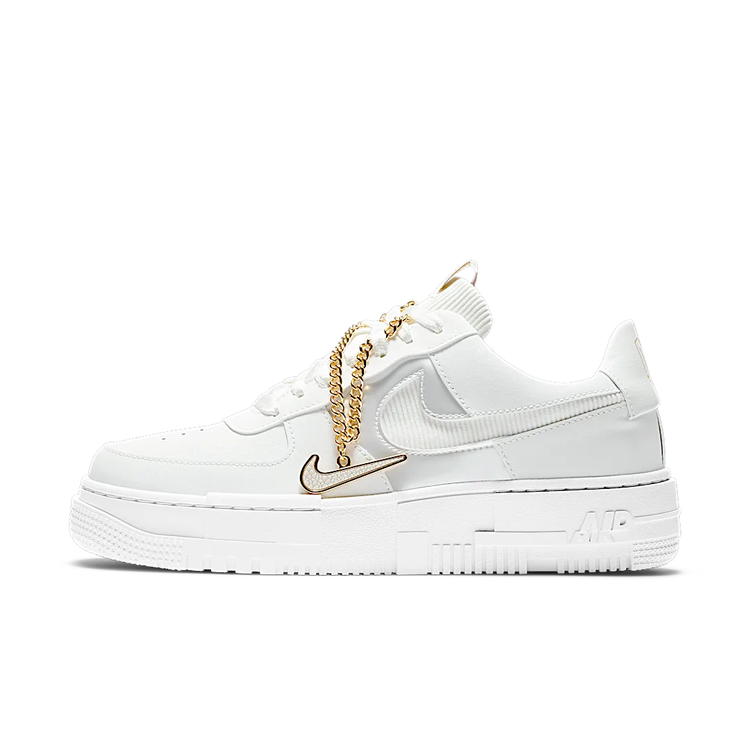 Overkicks - Nike Air Force 1 Low Pixel Summit White (DC1160-100) - vista lateral
