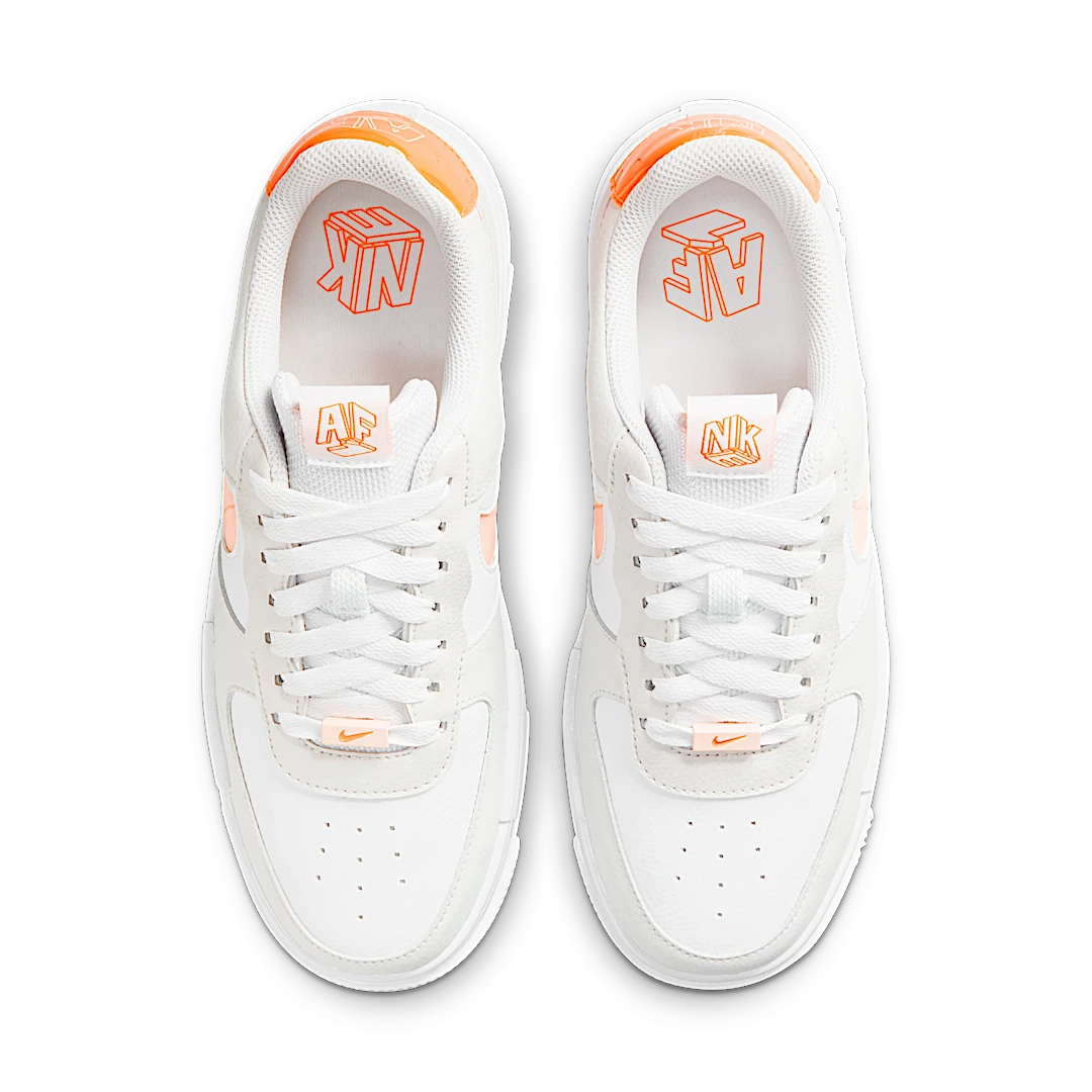 Overkicks - Nike Air Force 1 Low Pixel White Crimson Tint (DM3036-100) - par completo