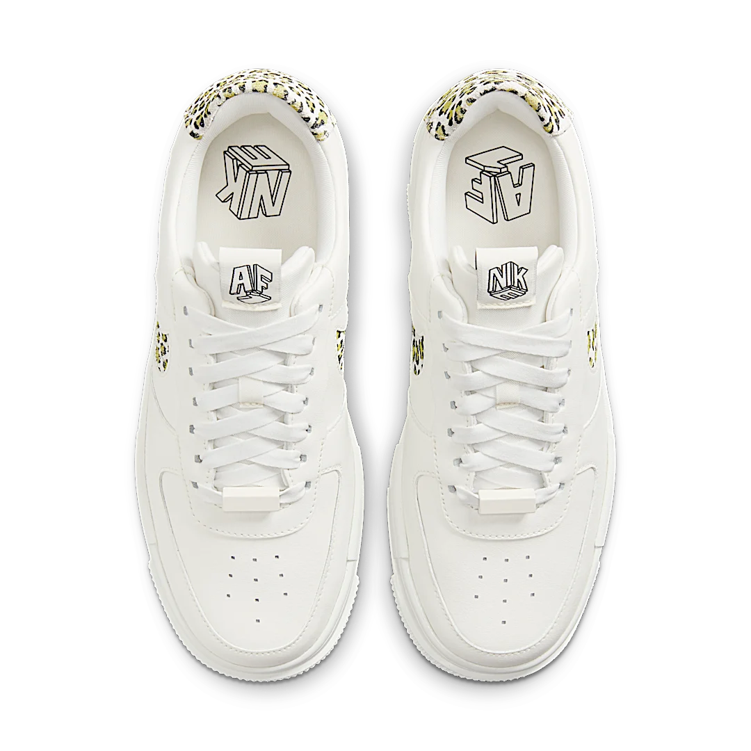 Overkicks - Nike Air Force 1 Low Pixel White Leopard (DH9632-101) - par completo