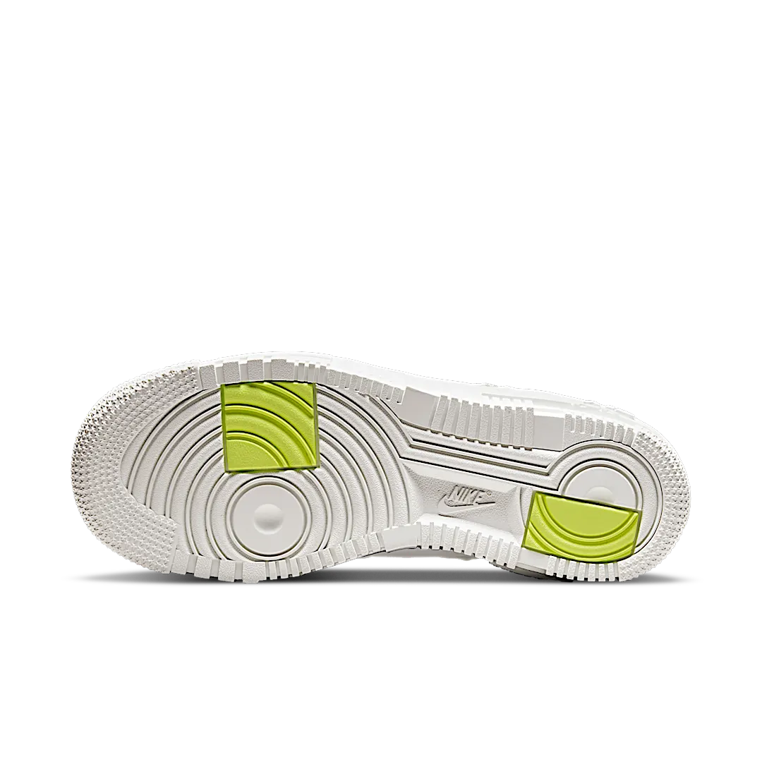 Overkicks - Nike Air Force 1 Low Pixel White Leopard (DH9632-101) - detalle suela