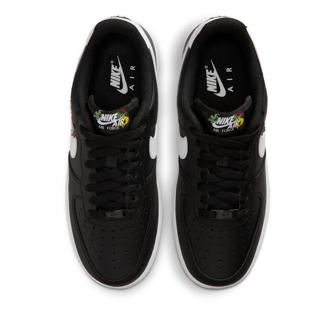 Overkicks - Nike Air Force 1 Low Premium Now Accepting All Flowers Black (IB6644-001) - par completo