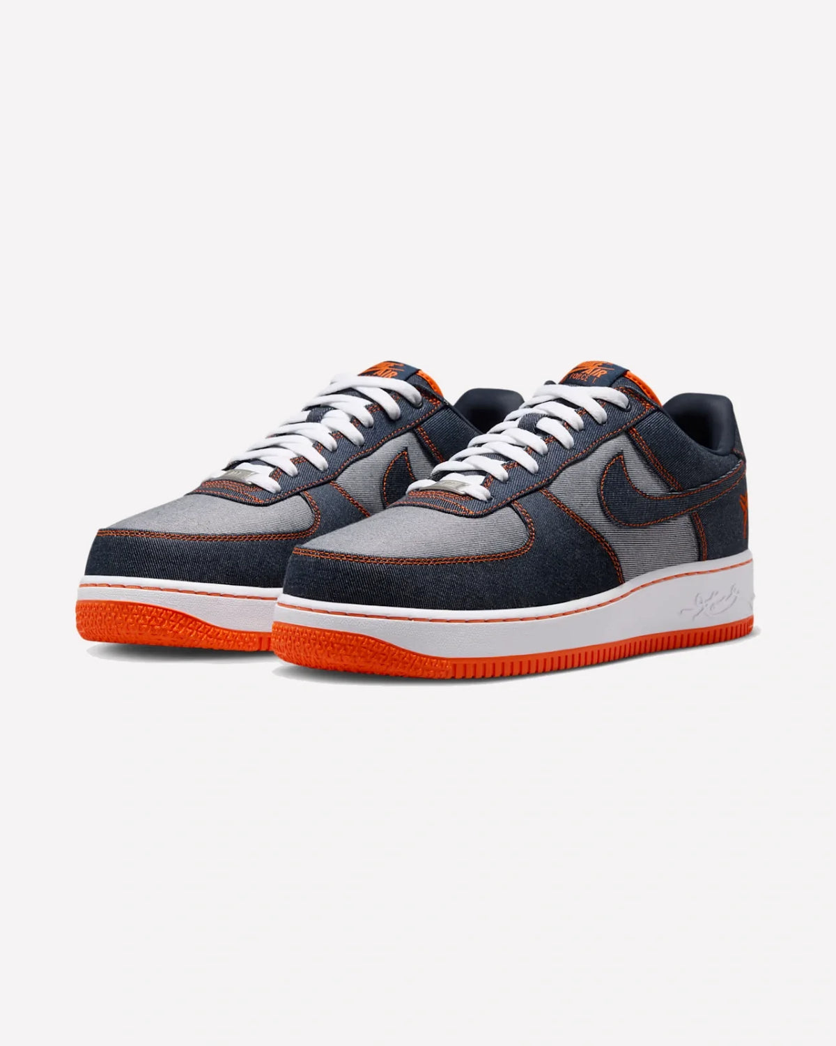 Overkicks - Nike Air Force 1 Low Protro Kobe Bryant Denim Obsidian Safety Orange (IM1980-400) - imagen 2