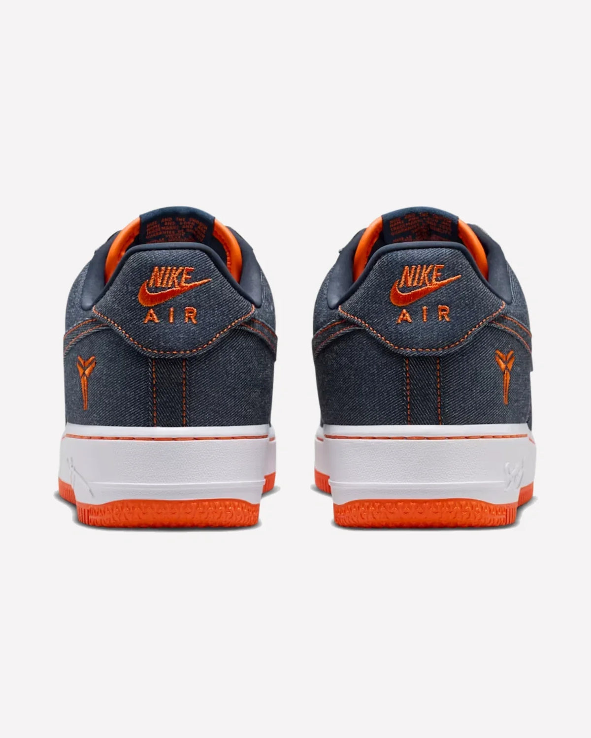 Overkicks - Nike Air Force 1 Low Protro Kobe Bryant Denim Obsidian Safety Orange (IM1980-400) - imagen 3