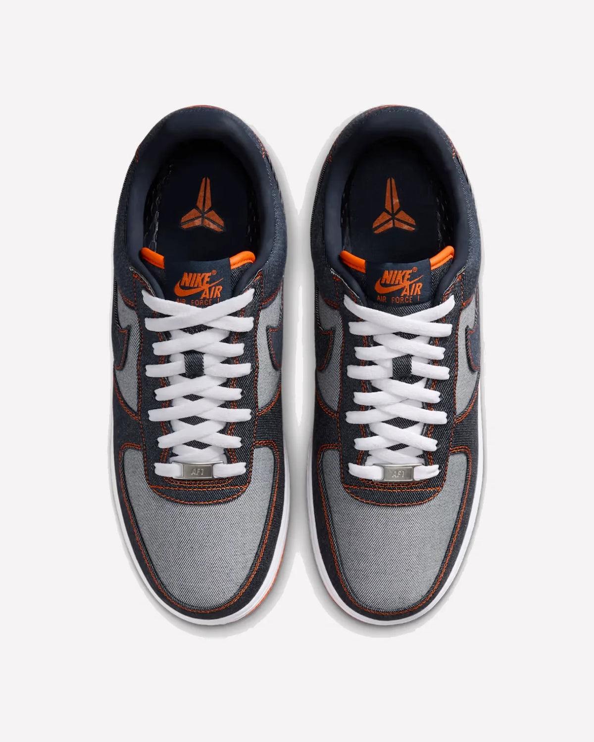 Overkicks - Nike Air Force 1 Low Protro Kobe Bryant Denim Obsidian Safety Orange (IM1980-400) - imagen 4