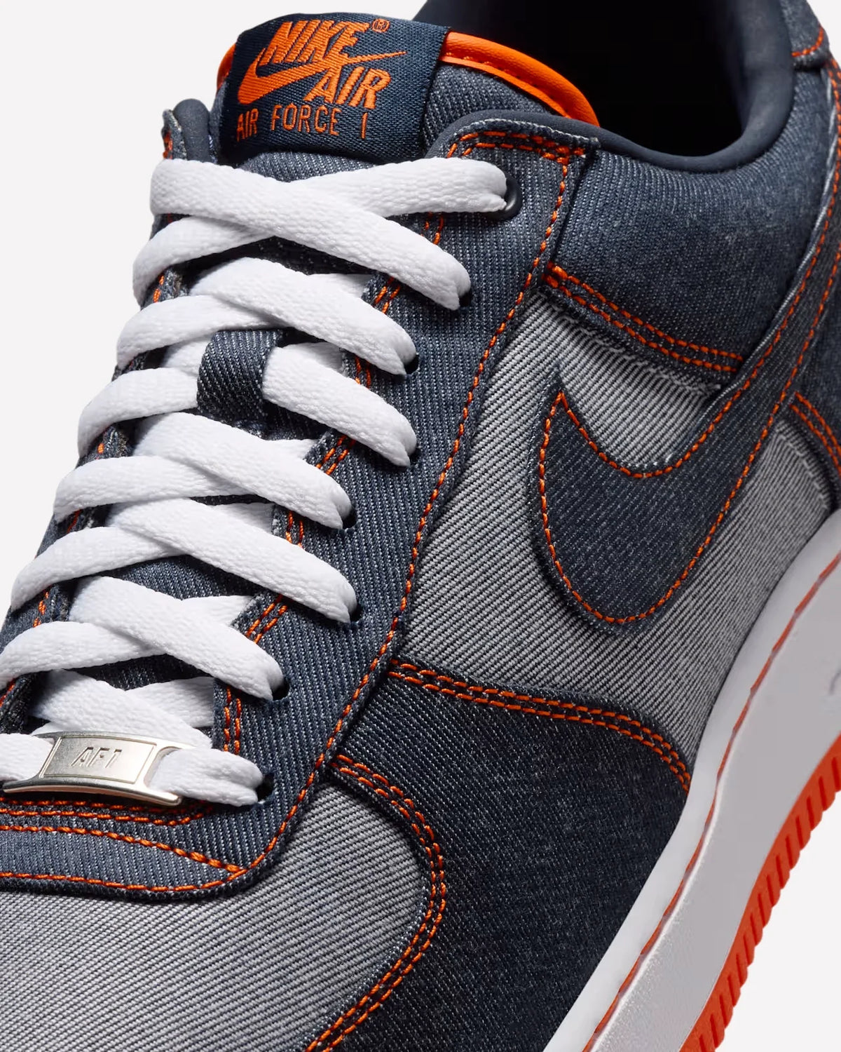 Overkicks - Nike Air Force 1 Low Protro Kobe Bryant Denim Obsidian Safety Orange (IM1980-400) - imagen 5
