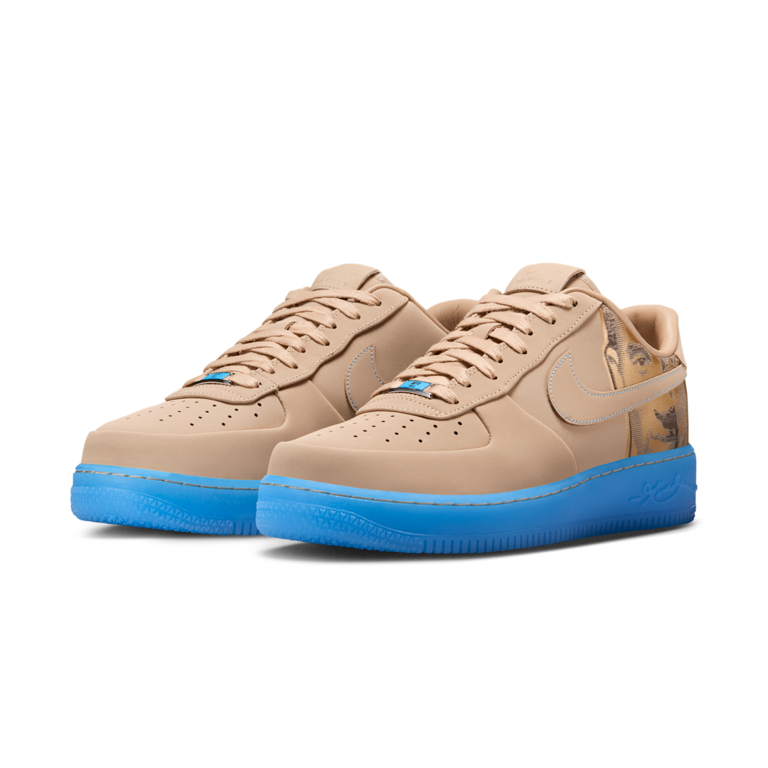 Overkicks - Nike Air Force 1 Low Protro Kobe Bryant Linen (IH1018-200) - vista trasera