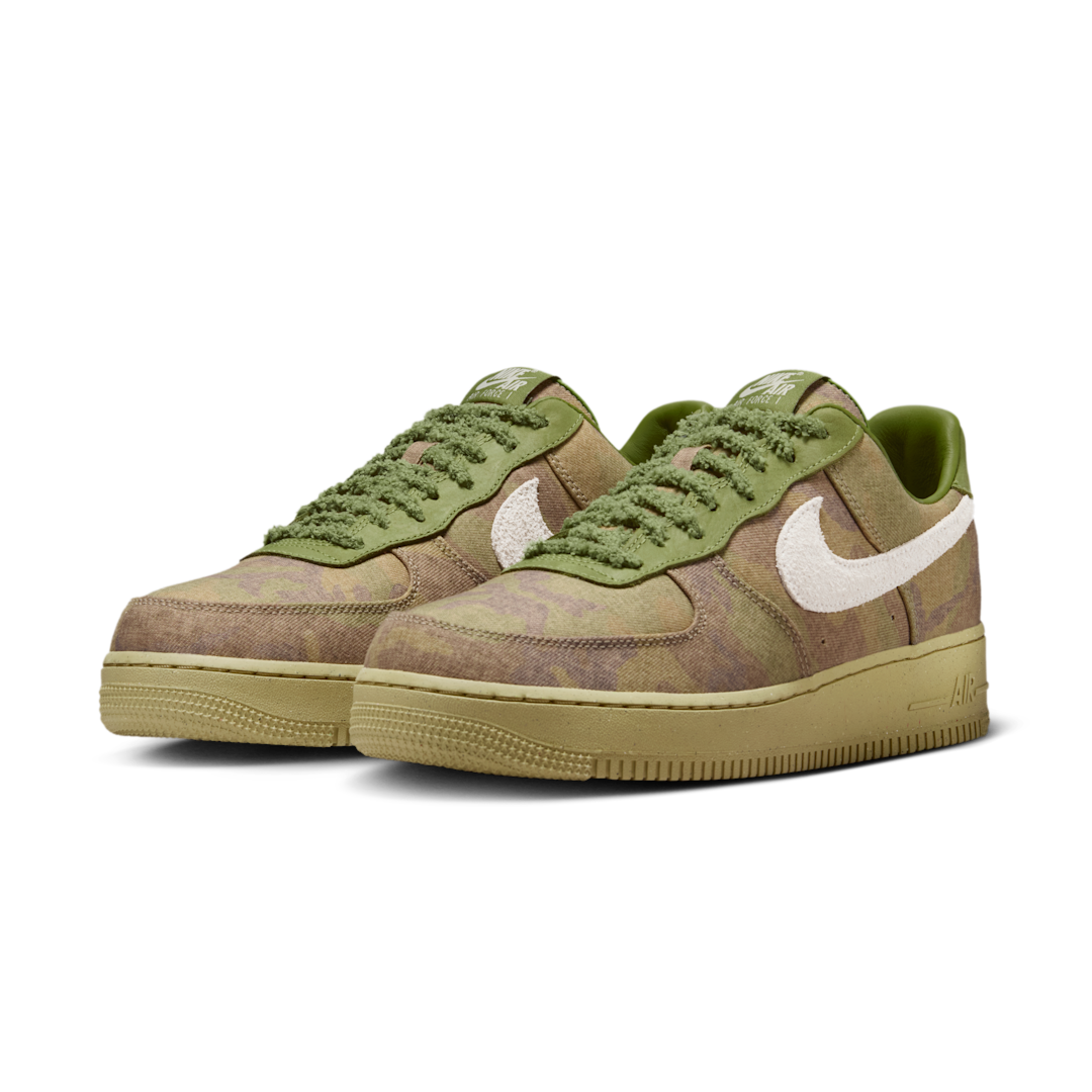 Overkicks - Nike Air Force 1 Low QS Wheatgrass Camo (IO5011-300) - vista trasera