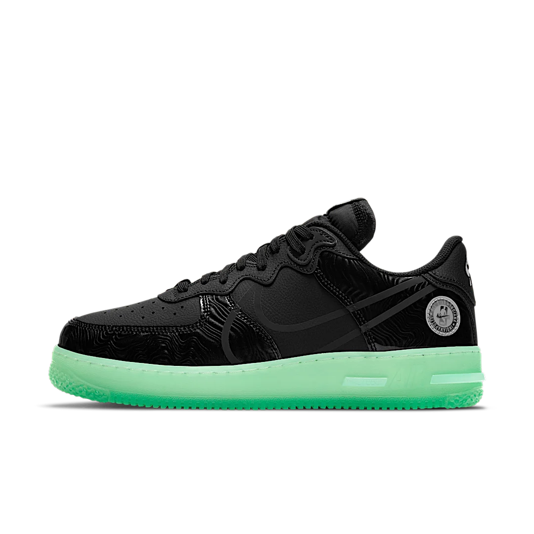 Overkicks - Nike Air Force 1 Low React All-Star (2021) (CV2218-001) - vista lateral