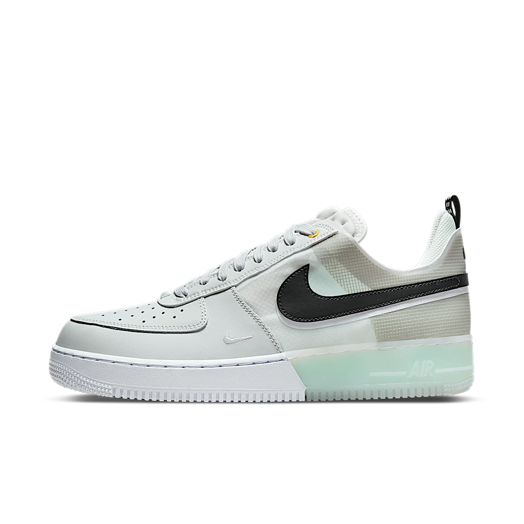 Overkicks - Nike Air Force 1 Low React Mint Foam (DM0573-001) - vista lateral