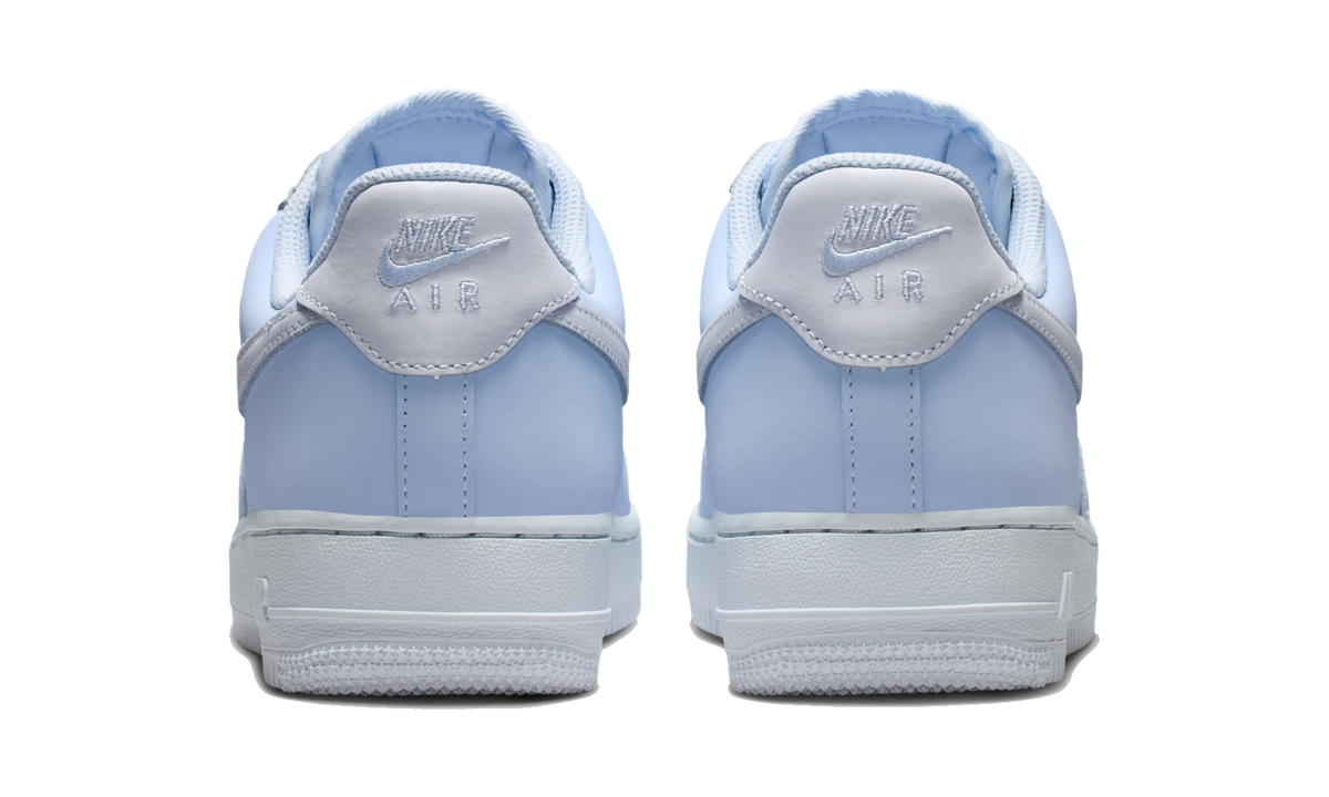 Overkicks - Nike Air Force 1 Low Retro Premium Ribbon Lace Hydrogen Blue (IR0871-400) - detalle talón