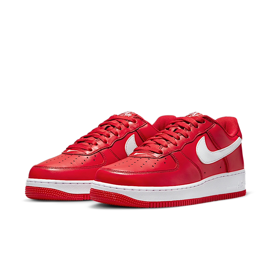 Overkicks - Nike Air Force 1 Low Retro QS Color of the Month University Red White (FD7039-600) - vista trasera