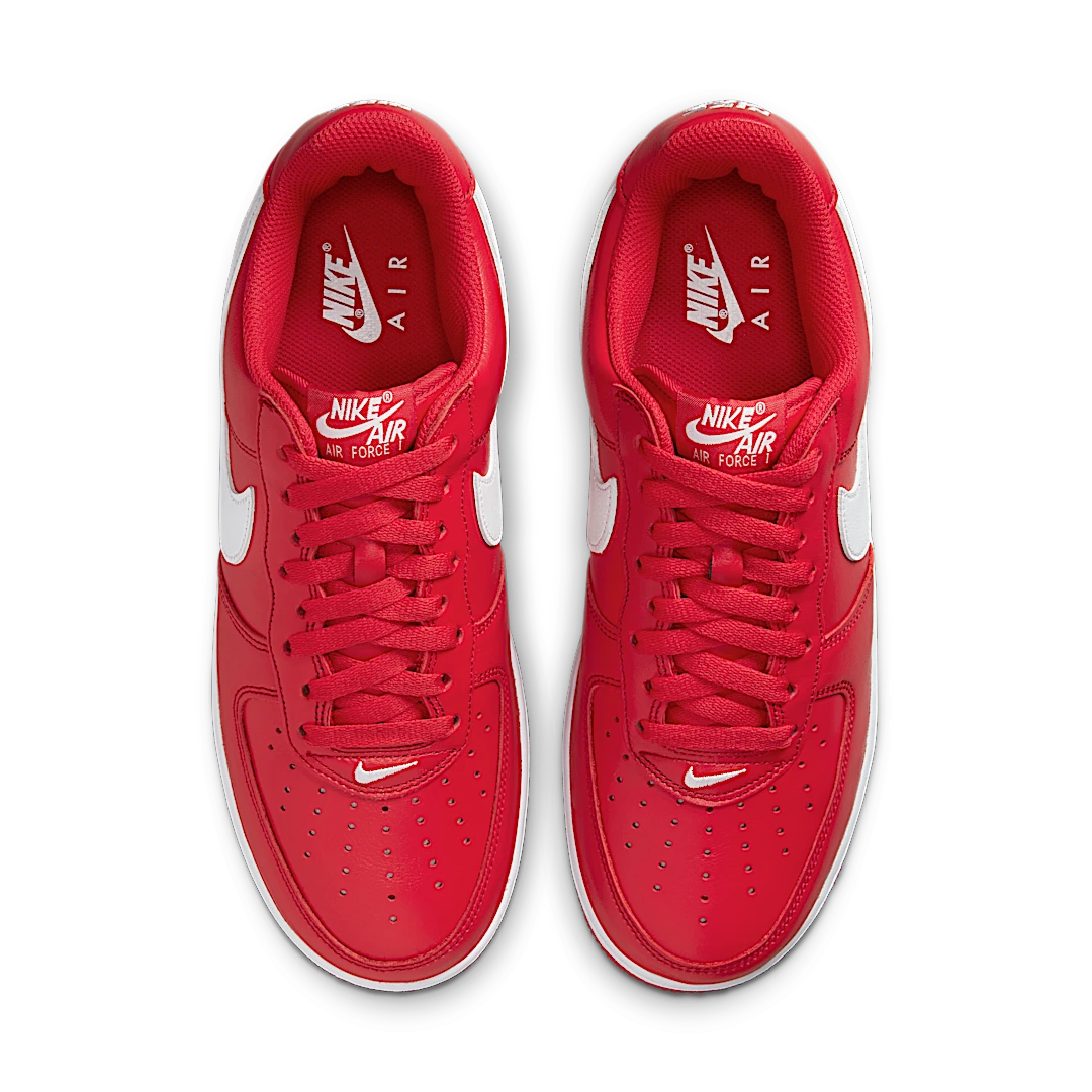 Overkicks - Nike Air Force 1 Low Retro QS Color of the Month University Red White (FD7039-600) - par completo