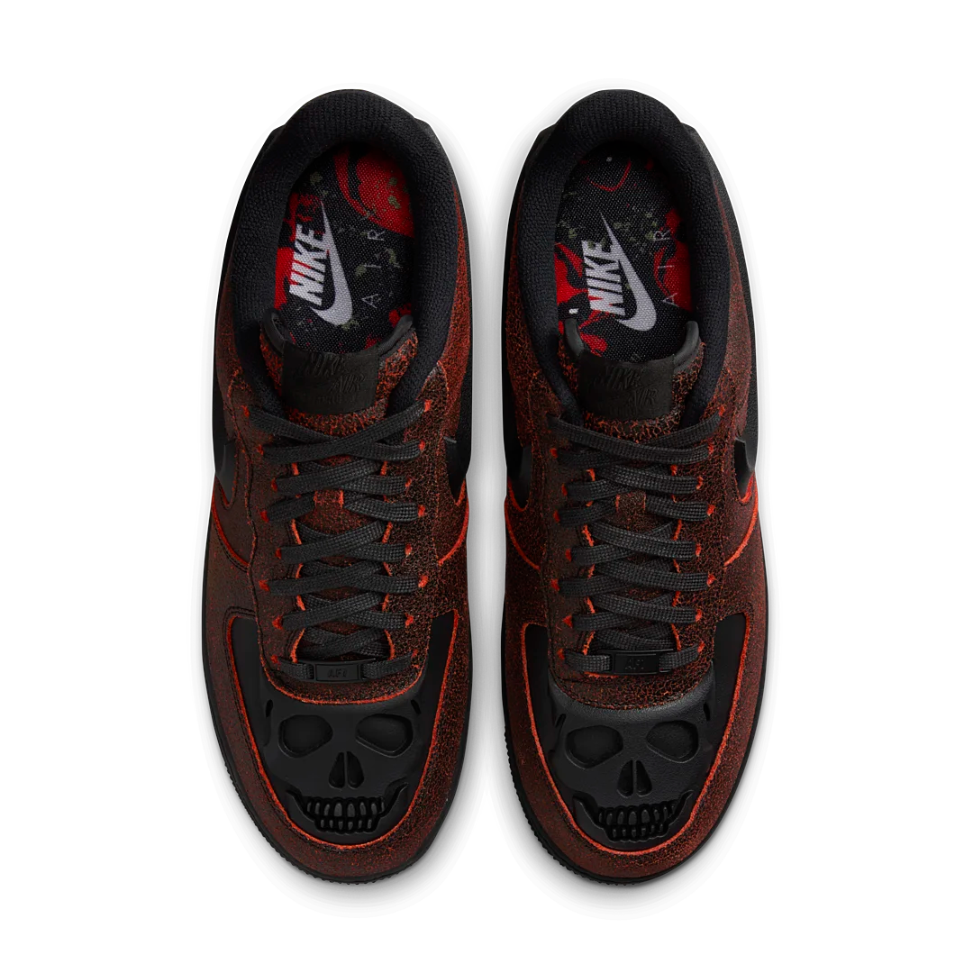 Overkicks - Nike Air Force 1 Low Retro QS Halloween Skull (HV2016-001) - par completo