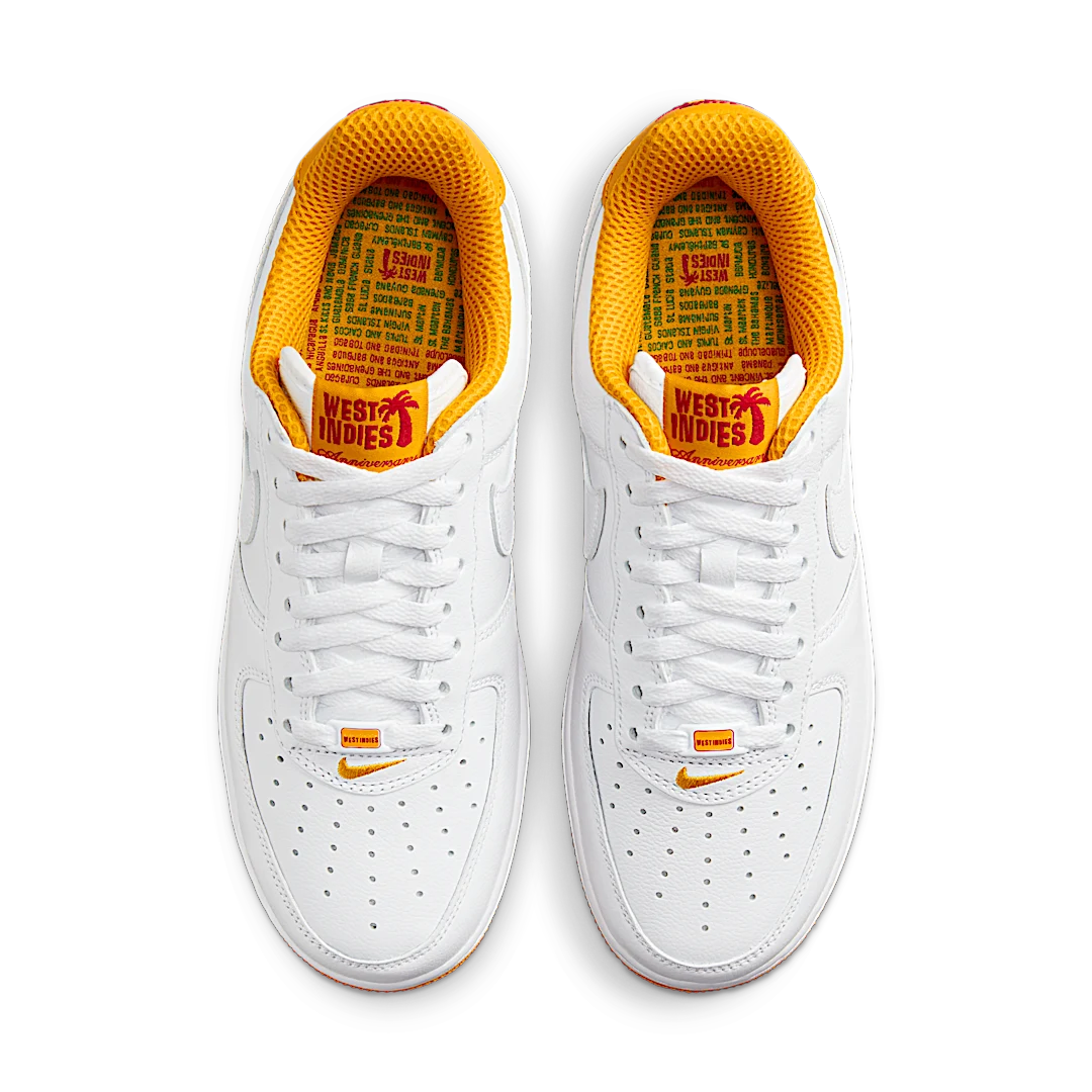 Overkicks - Nike Air Force 1 Low Retro QS West Indies (2023) (DX1156-101) - par completo