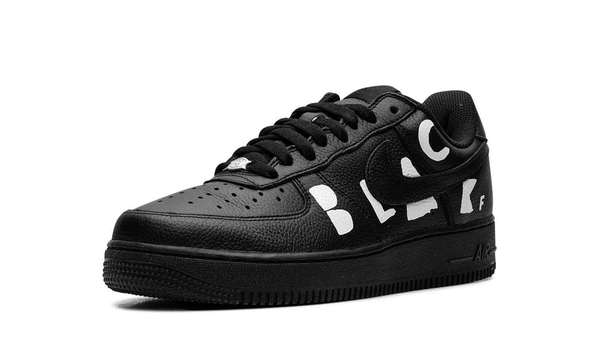 Overkicks - Nike Air Force 1 Low Retro SP BLACK Comme des Garçons Black (IB9949-001) - detalle suela