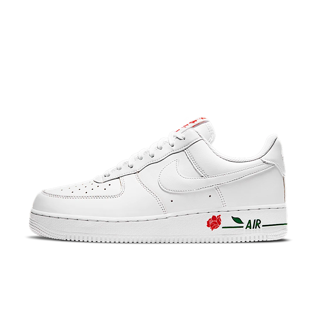 Overkicks - Nike Air Force 1 Low Rose White (CU6312-100) - vista lateral