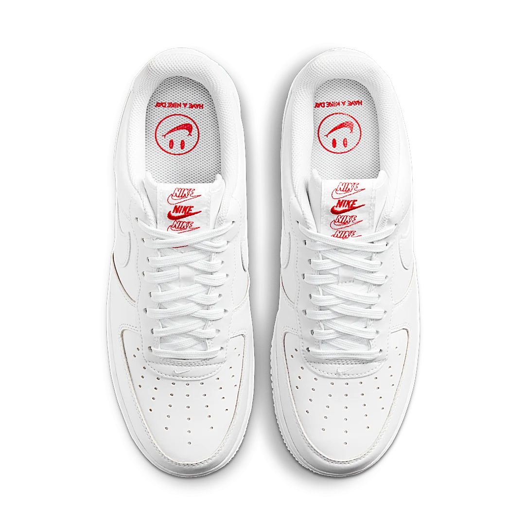 Overkicks - Nike Air Force 1 Low Rose White (CU6312-100) - par completo