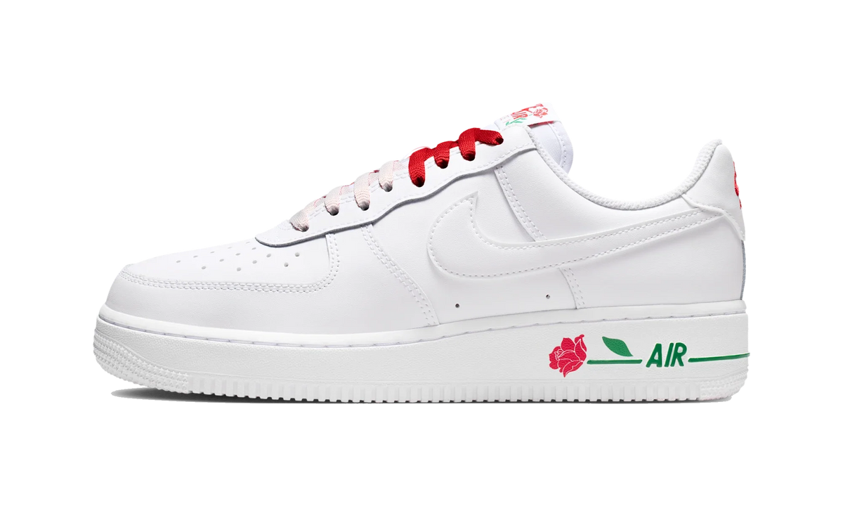 Overkicks - Nike Air Force 1 Low Rose White (Womens) (IF0498-100) - vista lateral